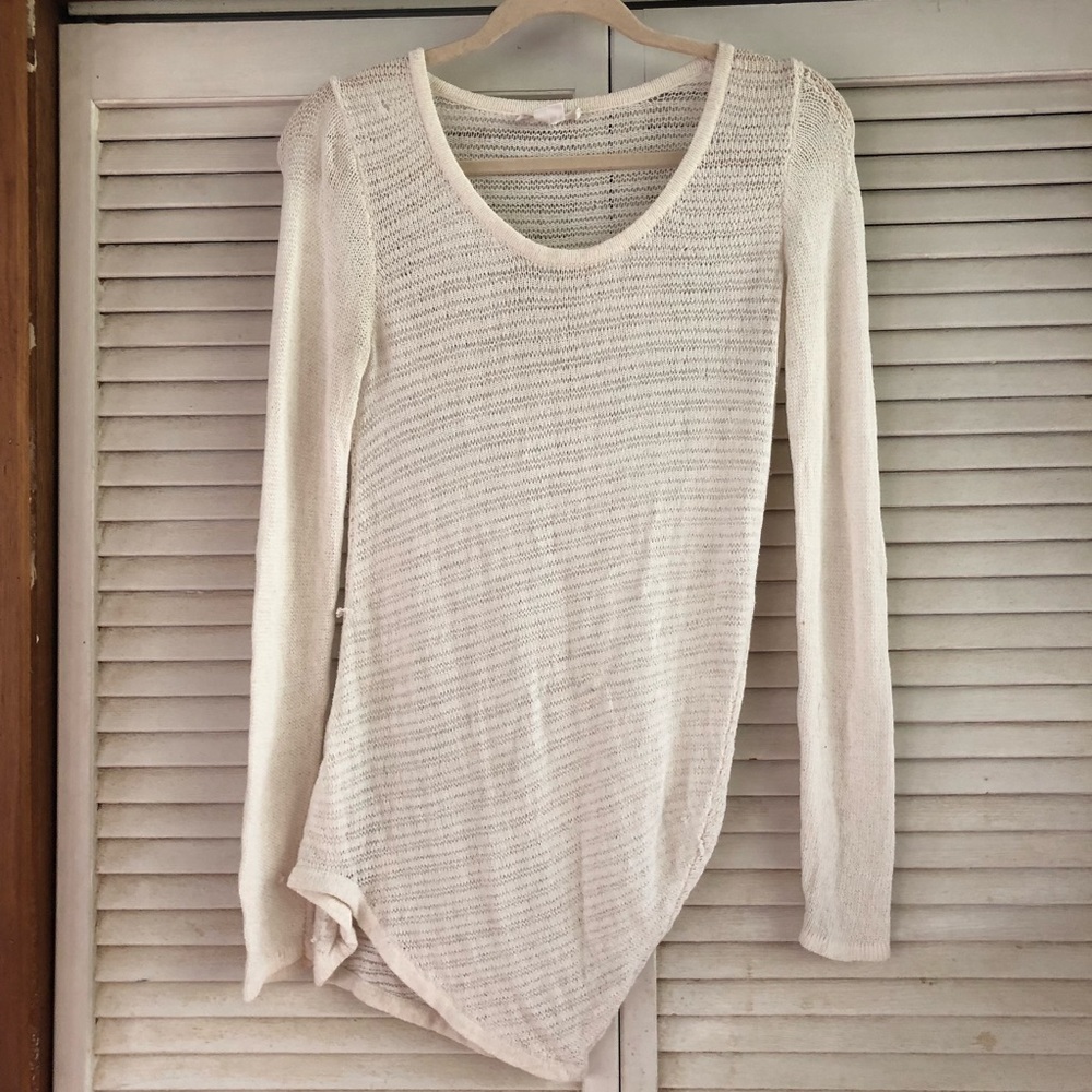Helmut Lang white sweater